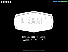 Tablet Screenshot of decca.com